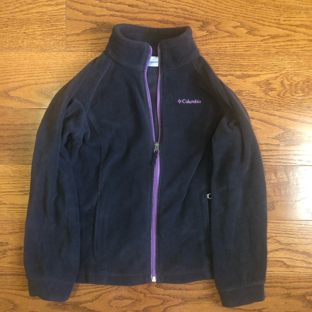 Girls Black Columbia Jacket
